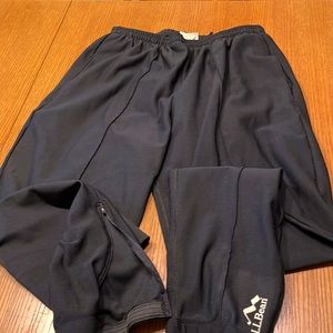 Insulated MENS BIKE long pants with build in BIKE shorts mens sz L